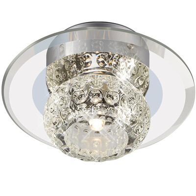 

【Jingdong Supermarket】 Op lighting (OPPLE) LED Crystal Spotlight Corridor Entrance Cattle Eye Crystal Glass Decoration Ceiling Light Decorative 3000K Yellow Light 4W