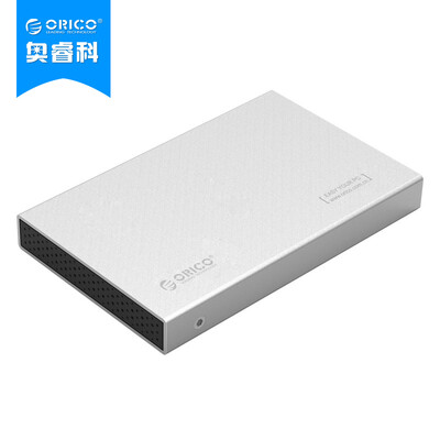 

ORICO 2518C3 25-inch Type-C mobile hard disk box aluminum SATA30 serial desktop external box can be screw fixed gray