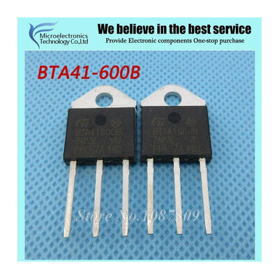

50pcs free shipping BTA41-600B BTA41600B BTA41 BTA41-600B Triacs 40 Amp 600 Volt TO-3P new original