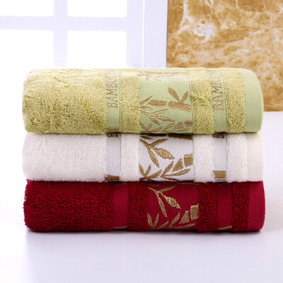 

Xin brand towel home textile spring bamboo bamboo fiber towel mixed with four pieces of 34 74cm 4