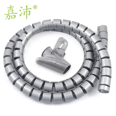 

Jia Pei TV-22100Y cable machine cable tube cable storage tube 10 meters diameter 22mm 2 line management silver