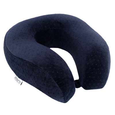 

Flying cervical pillow u-shaped pillow neck pillow car care neck pillow travel aircraft memory cotton pillow u-shaped pillow office nap artifact nap pillow space pillow bird&39s eye cloth blue