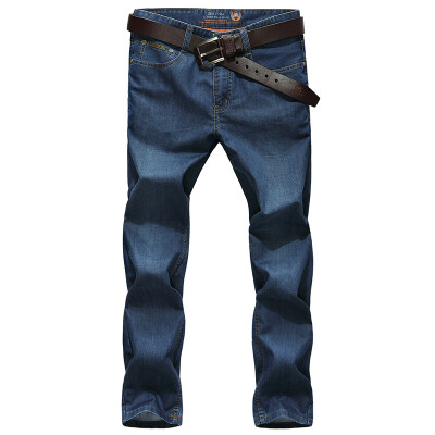 

Battlefield Jeep Jeans Men's Casual Straight Sleeve Pants Slim Pants Male 1010 Blue 42