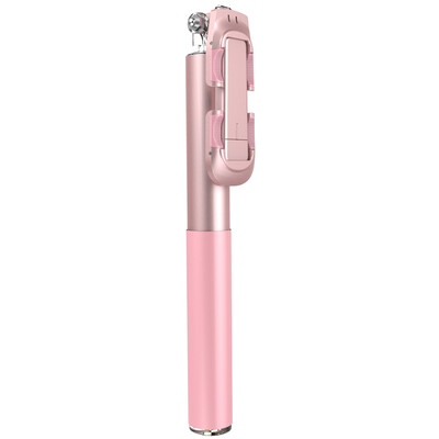 

Chu Li (cherllo) S01F Zhen leather mobile phone self-styled pole set pink Bluetooth camera self-portrait artifact rack / Apple iphone 6 self-licensing dry oppo Huawei vivo