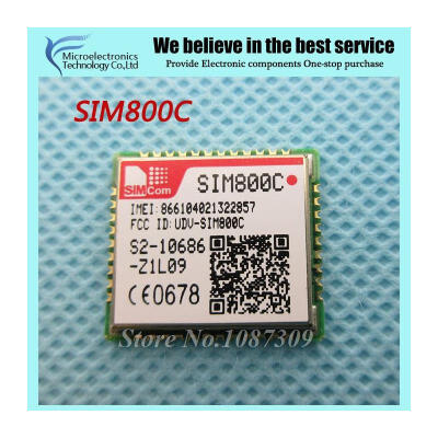 

5pcs free shipping SIM800C SIM800 Four frequency package Voice SMS data transfer module new original