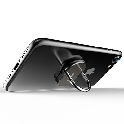 

Bunkers Benks mobile phone ring brackets ring buckle rotating bracket two loaded built-in magnetic attraction magnet for Apple Huawei millet&other mobile black