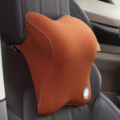 

JiGi GiGi car headrest GT-22 space memory cotton Shu core headrest car neck pillow pillow apricot