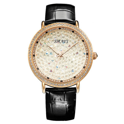 

Womens Watch Glaring Quartz Watch With A Steel Watchband