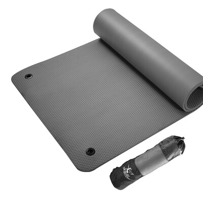 

Golden Cheer Yoga Mat 10MM Thickening Anti-slip Fitness Pad Мужской 185 * 80 см Расширение Удлинение спортивной подушки Серый