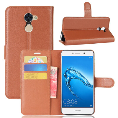 

GANGXUN Huawei Y7 Prime Case High Quality PU Leather Flip Cover Kickstand Anti-shock Wallet Case for Huawei Enjoy 7 Plus