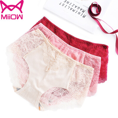 

Cat MiiOW 4 ladies underwear female hollow lace briefs pants hip hip sexy transparent women&39s underwear