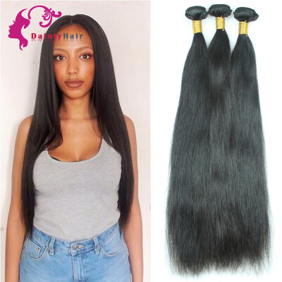 

Udainty 8A Malaysian Virgin Straight Hair 3 Bundles 100% Unprocessed Human Hair Bundles Natural Color