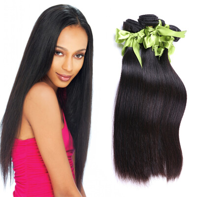 

8A Peruvian Virgin Hair Straight 4 Bundles Deals Weave Cheap Human Hair Bundles Queen Hair Products