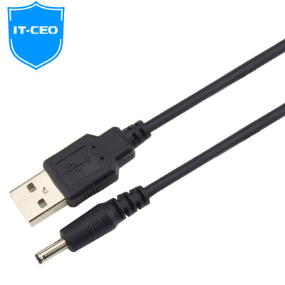 

IT-CEO V08DC usb для DC Φ3.5XΦ1.35 mm зарядная линия источник питания круглое отверстие HUB маленький динамик мобильная мощность USB кабель питания черный