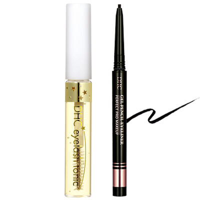 

Butterfly paint DHC bright eyes combination eyelash repair solution 65ml waterproof gel eyeliner dark 01g make-up eye care