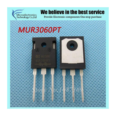 

10PCS free shipping MUR3060PT MUR3060 TO-247 fast recovery diode new original