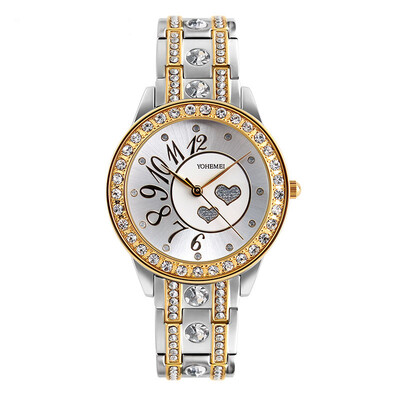

Rhinestone Hearts Girls Quartz Watches as gift for women's
