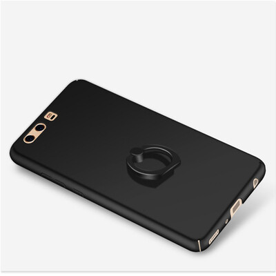 

Телефон Чехол для Huawei P10 Ultra Тонкий Slim Обложка Простой PC Back Ring Holder 360 ° Защита вращения для Huawei P10