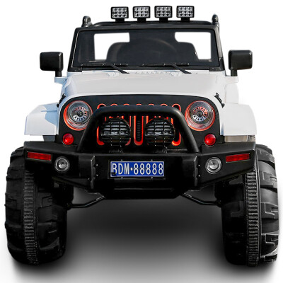 

LOL dolls Jeep Wrangler children's electric car four-wheel-drive off-road car white BDM-0905