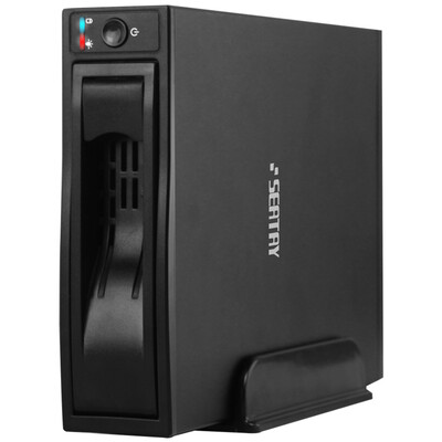 

Shuo Li Tai SEATAY HDS6100 single disk 35 inch USB30 mobile hard disk box tool-free installation of aluminum alloy external box