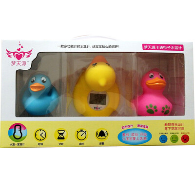 

Спящего дни источника мультфильм электронного термометр измеритель температуры воды маленькие желтые утки костюм младенцы (плавание игрушки ванны младенец будильника синхронизации к.т. трехцветная с подсветкой) MTY-903