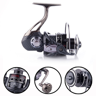 

5.2:1 12+1BB Fly Fishing Reel Aluminum alloy Metal body Fishing Reels Spinning Wheel Carretilha de pesca molinete Shimano
