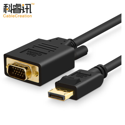 

КАБЕЛЬНОЕ СОЗДАНИЕ Линия преобразования DP-VGA DisplayPort для VGA-кабеля для женского ротационного кабеля, мониторная линия монитора HDTV 1,83 м CD0256
