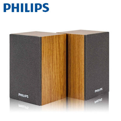 

Philips PHILIPS SPA20 laptop desktop computer audio multimedia wood mini subwoofer phone small sound fashion version of wood audio