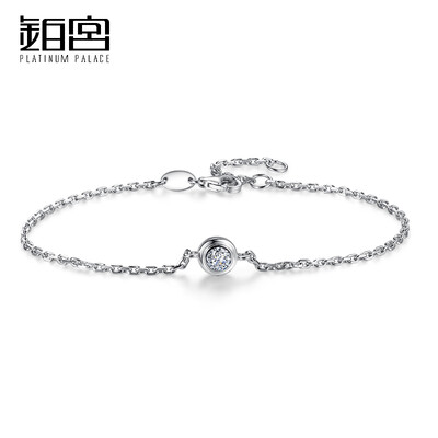 

Platinum Palace 925 silver bracelet women's full love lady jewelry accessories