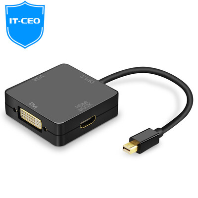 

IT-директор V08DMV DP к VGA кабель / адаптер DisplayPort конвертер / адаптер черный дисплей проектора