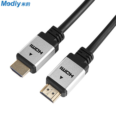 

Meter (mediy) MF-LHP0030 HDMI 2.0 gold-plated HD line support 4K set-top box computer PS3 millet box TV projector cable 3 m black