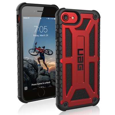 

UAG iPhone8 (4.7 дюйма) корпус для борьбы с борьбой с корпусом для Apple iPhone8 / iPhone7, отмеченный красным цветом