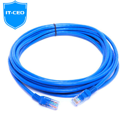 

IT-CEO V08W5-8 высокоскоростной ультра-пять готовых кабелей RJ45 сеть джемпер чистая медь широкополосная линия домоуправления проект проводка с хрустальной головой 8 метров синий