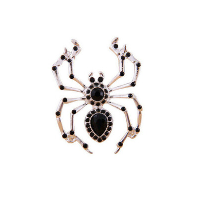 

Yoursfs@ handmade Black Spider vintage brooch rhinestone brooches for women diy Fashion Jewelry breastpin brooch pins