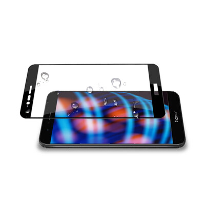 

Two-piece full-screen tile VALEA Huawei glory V9 tempered film full-screen tempered film high-definition explosion-proof mobile phone protective film screen film black