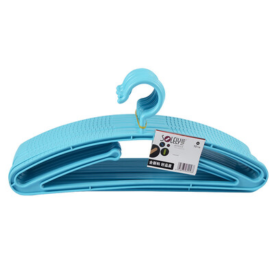 

Shun Yi non-slip plastic hanger seamless multi-functional pants rack 10 Pack JD-2256