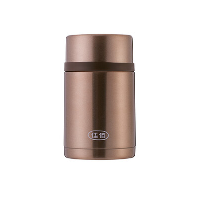 

【Jingdong Supermarket】 Jia Bai braised beaker 750ml vacuum stainless steel braised beaker stewed pot porridge barrel insulation Cup (send portable bag