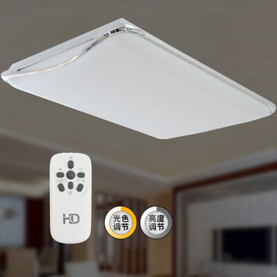 

HD LED современный минималистский гостиной потолок квадратный потолок 90W дистанционного затемняя цветовая температура боковой профиль серии