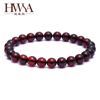 

Ai Hua Shang HWSA blood hand string 8-85mm amber with certificate