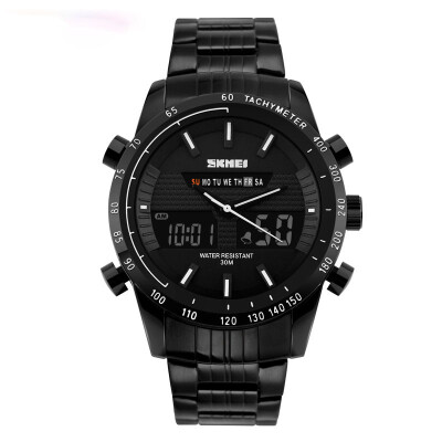 

Multi - function large dial waterproof student sports watch as gift for men