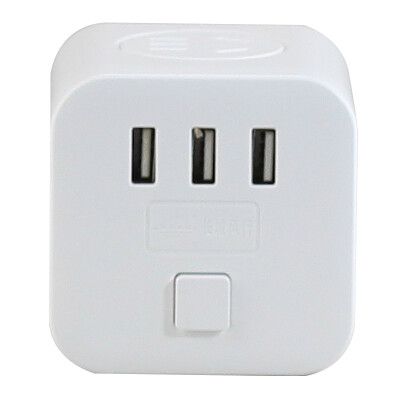 

Great Wall popular CF-U842 four holes + three USB with child protection door control switch cube converter socket / plug / plug board