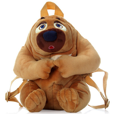 

Bear infested Boonic Bear plush toy doll little boy backpack two bear bag