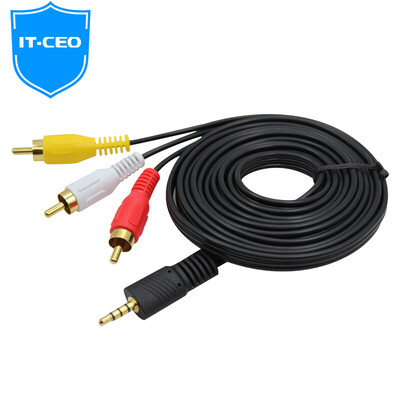 

IT-CEO 3.5x15mm один-третья лотосная головка аудио и видео кабель AV-кабель для просо-блока 2 поколения улучшенная версия / 3 / 3C / 3S музыка как c1s / t1s 10 метров V084R-10