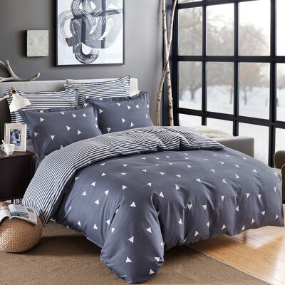 

Jingdong supermarket] Jiuzhou deer home twill printing double cotton quilt fleeting 200x230cm bed cover single