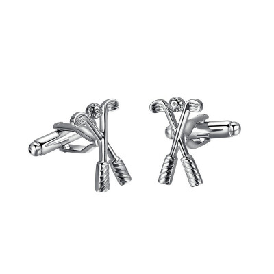 

Yoursfs@ Promotion Free Shipping Sport Series Fashion Cufflinks Golf Football Tennis Design Copper Silver Men Cuff Links Wholesale