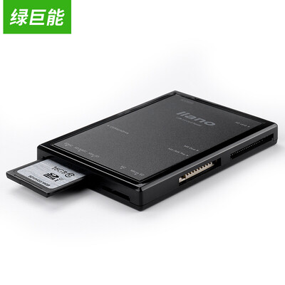 

Зеленый Juneng (Llano) USB3.0 высокоскоростной Multi-Card Reader Читатель камеры подходит для чтения SD / TF / M2 / SD / карта памяти CF Micro LJN-CB1002