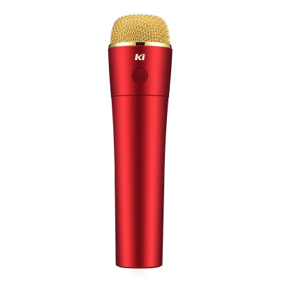 

Ki Mbar National K singing it recording phone K song microphone host live broadcast microphone computer red gold goddess