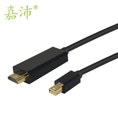 

Jia Pei TV-206 Mini DP to HDMI adapter mini Displayport HD connection Apple MacBook lightning interface access TV 18 meters black