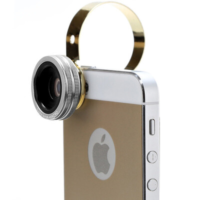 

BIAZE mobile phone lens self-timer lens wide-angle macro fish eye lens arc version A9-silver