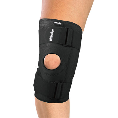 

Muller Mueller 6466 Knee Knife Steel Spring Support Adjustable Tie Belt Basketball Running Knee Knee Sport Gauntlets Black  Single